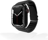 Bracelet de montre intelligente en titane - Convient au bracelet en titane de luxe Apple Watch - noir - Bracelet de montre / bracelet / bracelet Strap-it - Taille: 42 - 44 - 45 - 49 mm