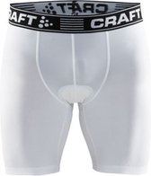 Craft - Greatness Shorts met zeem - Bike Shorts - Heren - Wit - Maat M
