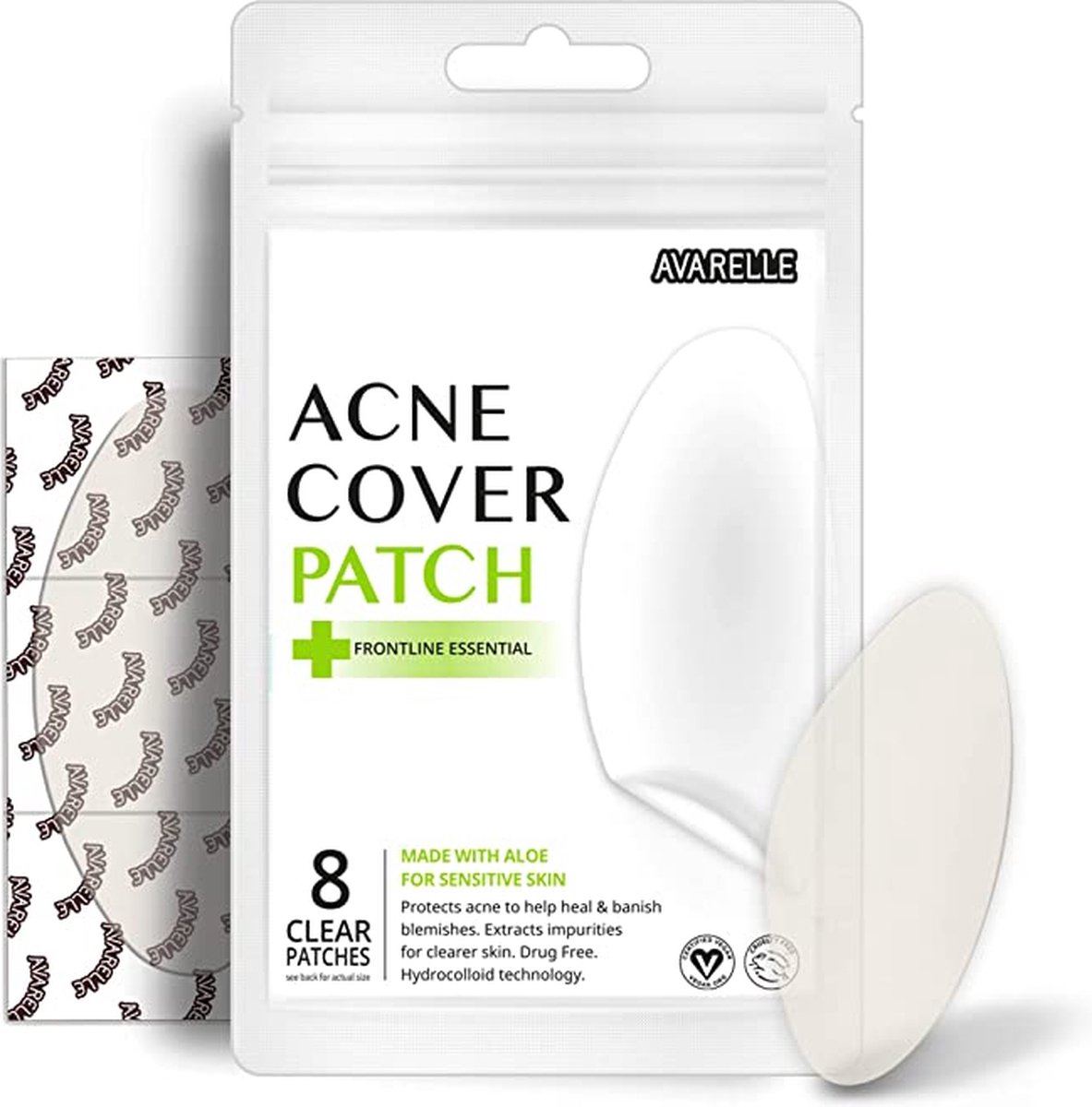 Avarelle, Cover Patch, Frontline Essential, 8 Clear Patches