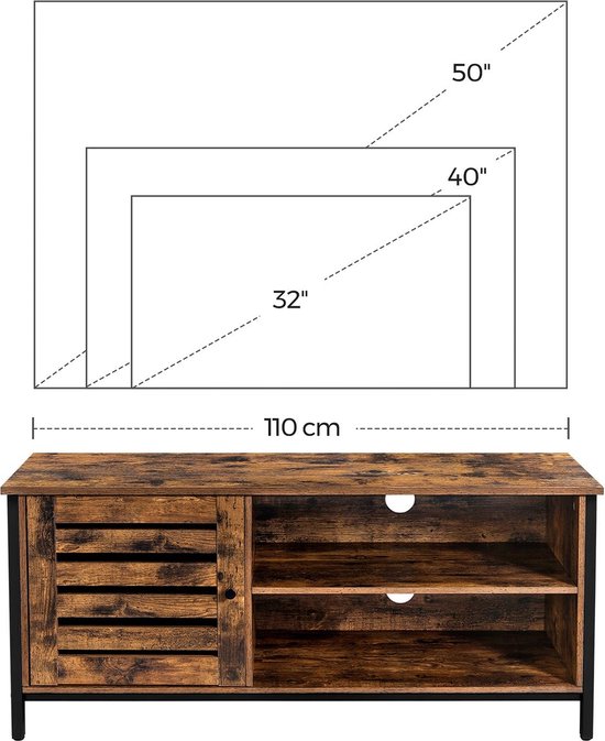 Demi tafel onderstel metaal verstelbaar 150cm