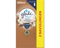 Glade Touch & Fresh Sensual Sandalwood & Jasmine twee navullingen 2 x 10 ml