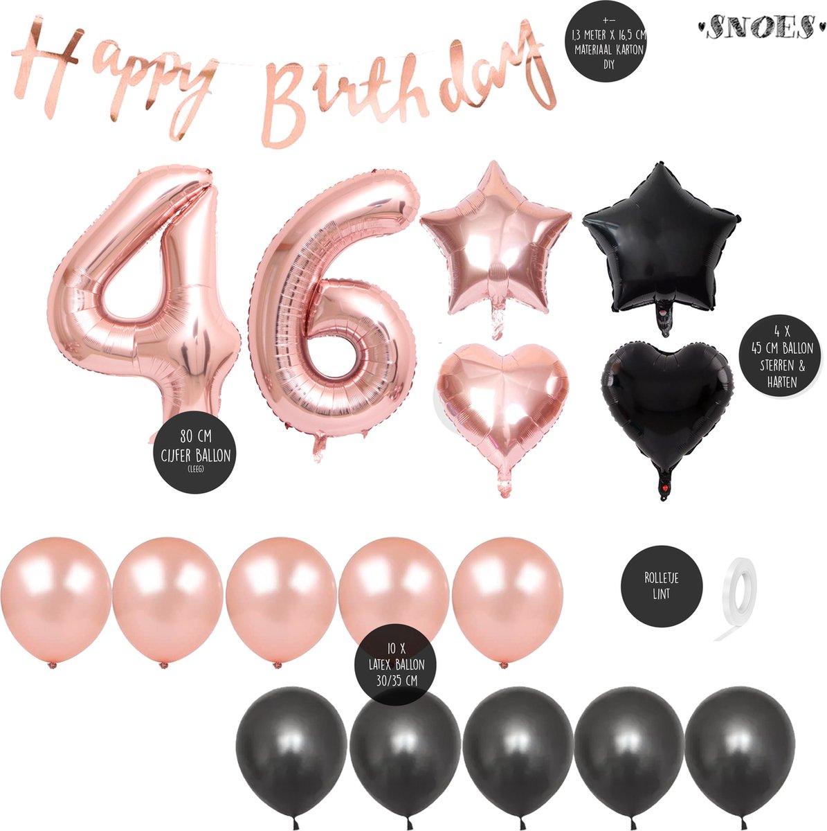 Punch ballonnen 45 cm | Pastel kleuren bedrukken