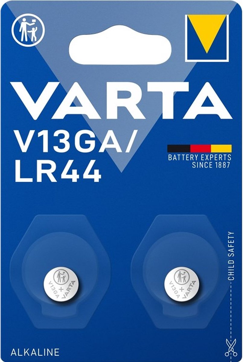 Piles boutons vendu par x2 LR44 AG13 alcaline 1,5v