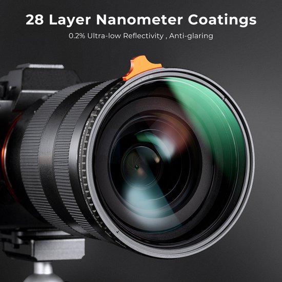 K&F Concept 67mm variabele ND2-32 Nano-X True color MRC grijsfilter ND filter - K&F Concept