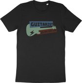 Gitaar Liefhebber T Shirt - Muzikant - Zwart - XS