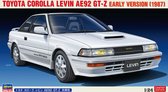 1:24 Hasegawa 20596 Toyota Corolla Levin AE92 GT-Z Early Version Plastic Modelbouwpakket