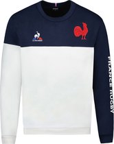 Sweat Le Coq Sportif Ffr Fanwear N°1 Wit, Blauw S Homme