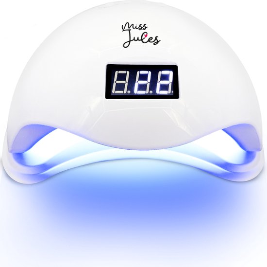 Miss Jules UV/LED Lamp Gelnagels 48W – LED Lamp Nagels – Gellak Lamp – Low Heat Modus – Geschikt Voor Alle Soorten Gel