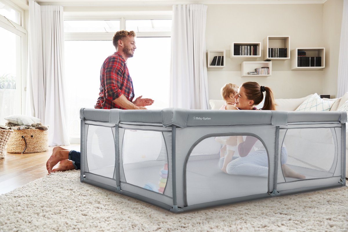 Mamabrum baby box babybox kinderbox speelbox park inklapbare babypark opvouwbare voor kinderpark inklapbaar campingbed boxen reisbox babyboxen opvouwbaar kinderboxen mobiel campingbox reispark reis opklapbaar babyparken kind boks campingbedje – foto 5
