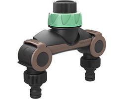 Kraan koppeling dubbele uitlaat 3/4 Eco Friendly