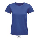 SOL'S - Pioneer T-Shirt dames - Blauw - 100% Biologisch Katoen - L