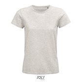 SOL'S - Pioneer T-Shirt dames - Asgrijs - 100% Biologisch Katoen - M