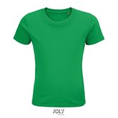 SOL'S - Pioneer Kinder T-Shirt - Groen - 100% Biologisch Katoen - 122-128