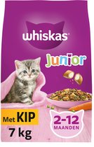 Whiskas Junior - Kattenbrokken - Kip - zak 1 x 7 kg