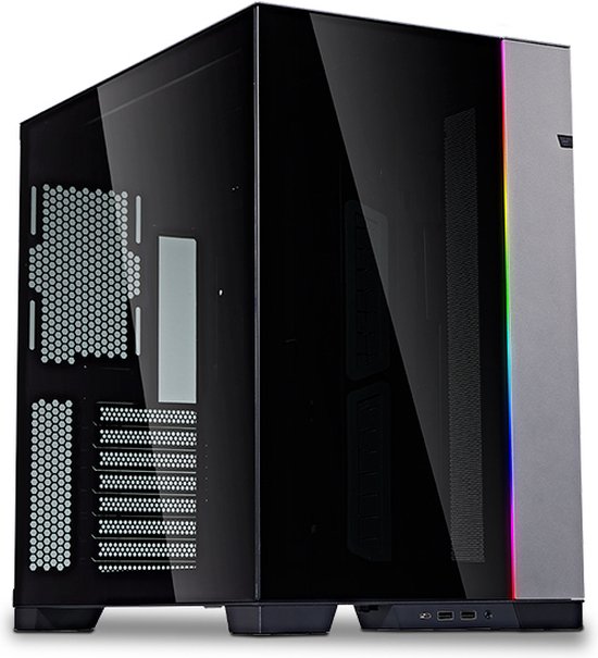 Lian Li O11DEG, Midi Tower, PC, Grijs, ATX, EATX, ITX, Mini-ATX, Aluminium, Staal, Gamen