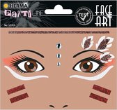HERMA Face Art Glitter Sticker Indiaan