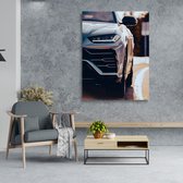 Tableau Toile Luxe Urus Passion | 90 x 60 | Salle de séjour | Chambre à coucher | Bureau | Musique | Design | Art | Moderne | ** 4 CM D'ÉPAISSEUR ! EFFET 3D**