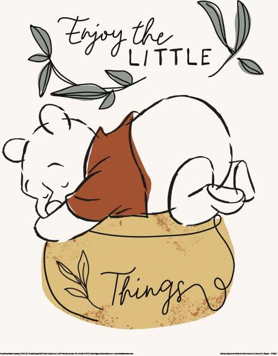 Disney Classics Enjoy the Little Things Art Print 30x40cm | Poster