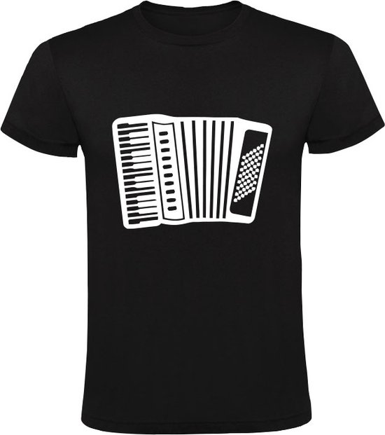 Foto: Accordeon heren t shirt muziekinstrument accordeonist volksmuziek jazz klassiek muziek