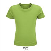 SOL'S - Crusader Kinder T-shirt - Lichtgroen - 100% Biologisch Katoen - 110-116