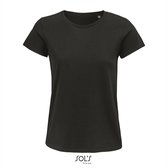 SOL'S - Crusader T-shirt dames - Zwart - 100% Biologisch katoen - L