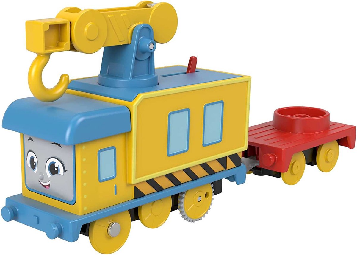 Flightmode- Thomas & Friends Motorized Carly the Crane speelgoedvoertuig motor voor kleuters van 3 jaar en ouder