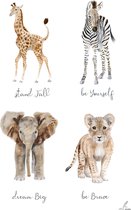 Dieren Poster Safari - Little Woodies