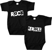 Rock n Roll - Maat 80 - Romper zwart