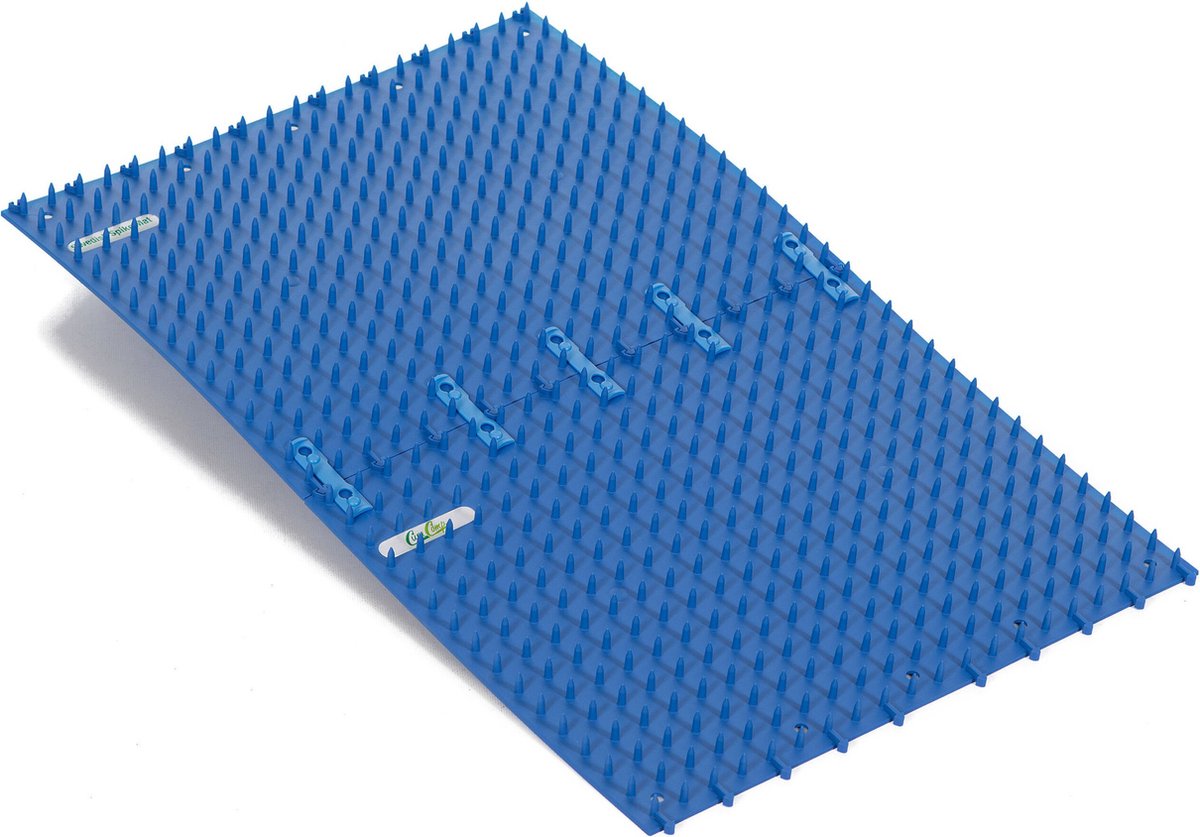 Goedkoopste De Originele Spijkermat uit Zweden model Classic - Blauw - Acupressuur Mat - Ontspanning Stress verlagend