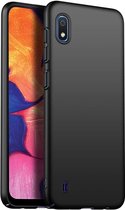 Hoesje Geschikt Voor Samsung Galaxy A10 Hoesje - Fluweelzachte Microvezel Siliconen Back Cover – Zwart