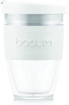 Gobelet de voyage à double paroi Bodum avec couvercle à vis 0 L en plastique Wit
