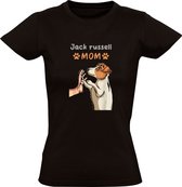 Jack Russell Dames T-shirt | hond | huisdier | dieren | dierendag | schattig | cute | Zwart