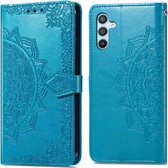 Coque Samsung Galaxy A54 (5G) iMoshion Mandala Booktype - Turquoise