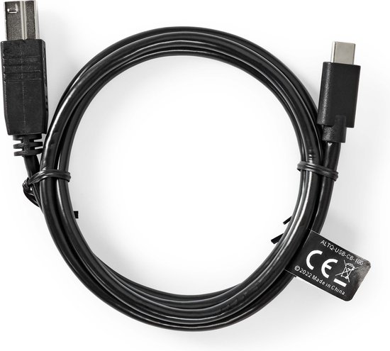 USB 3.1 (10Gbps) USB-C till USB-B-kabel - 1 m
