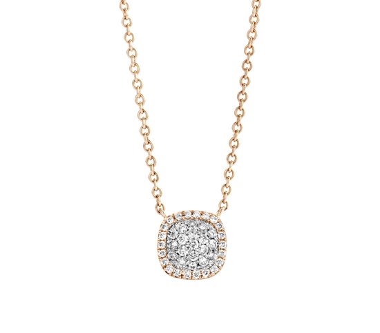 Roségouden collier - 18 karaat – diamant - T-Jewelry TP9154D(2P) – sale van €2095,- voor €1729,-