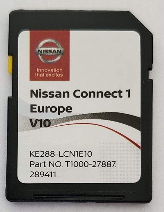 Here Navigatie Kaartupdate 2023 Nissan Connect 1 V12 - Europa + TR SD-kaart