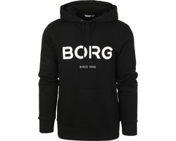 Björn Borg BB Logo Leisure -  Hoodie - Capuchon trui - Top - Heren - Maat M - Zwart
