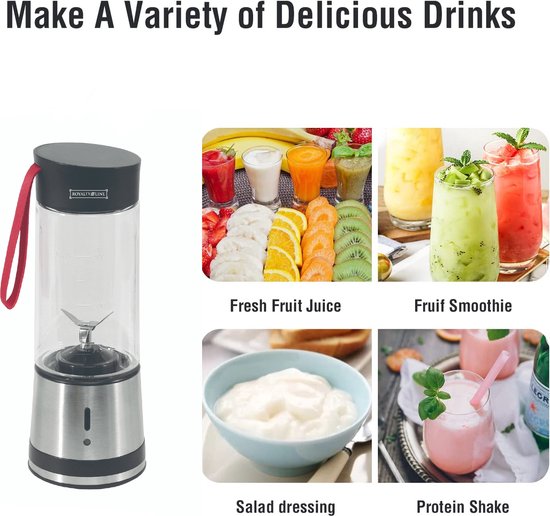 Royalty Line Smoothie Maker Blender To Go Smoothie Blender Mini