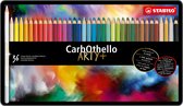 STABILO CarbOthello Crayons Pastel Lime - Coffret métal 36 couleurs