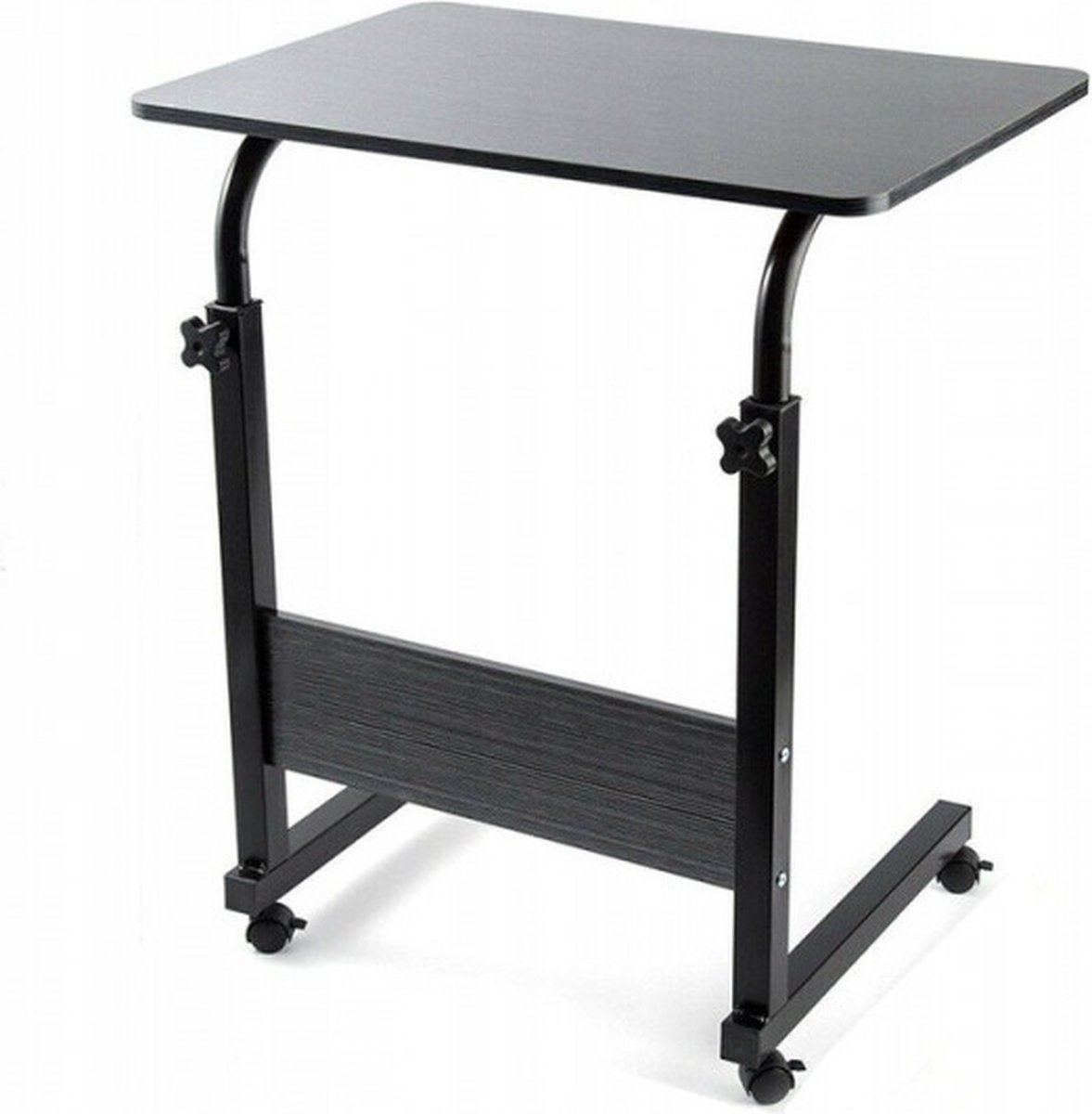 Mobiele Bureau - Laptop bijzettafel - Sta bureau voor laptop tafel voor thuis - Bureau Op Wielen - thuiskantoor - (80cm * 40cm)