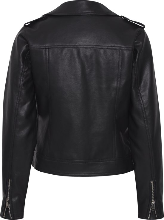 Veste Perfecto Motard En Cuir Synthétique Byacomy – Neuf Avec étiquettes, Modèle B.young