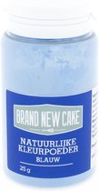BrandNewCake® Natuurlijke Kleurpoeder Blauw 25gr - Eetbare Voedingskleurstof - Kleurstof Bakken