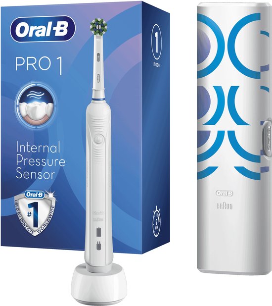 Oral-B PRO 1 - 750 Volwassene Roterende-oscillerende tandenborstel Wit |  bol.com