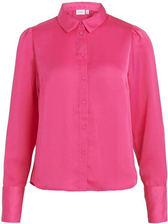 Vila Blouse Virenny L/s Shirt/vol 14082644 Pink Yarrow Dames Maat - W40