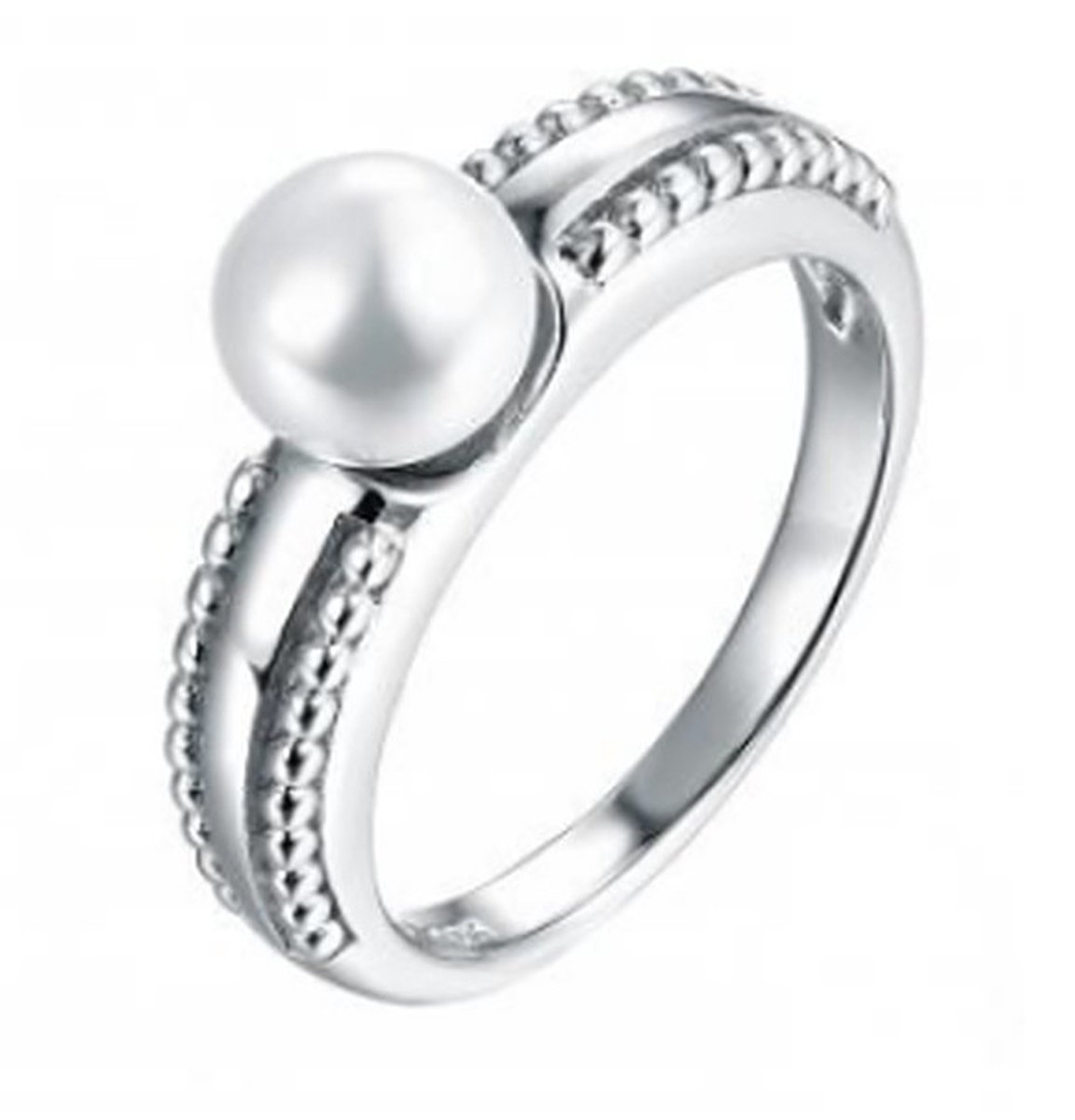 N3 Collecties 925 Sterling Zilveren Wit Natuurlijke Parel Ring Voor Vrouwen