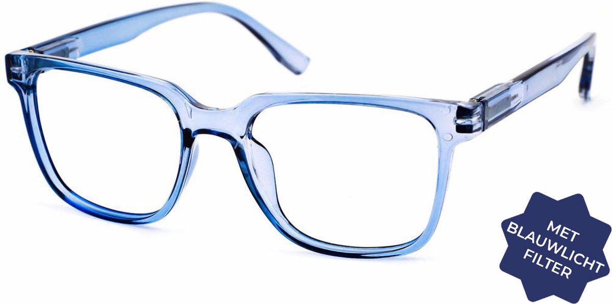 Leesbril Vista Bonita Cubo met blauw licht filter-Kelim Blue-+3.00