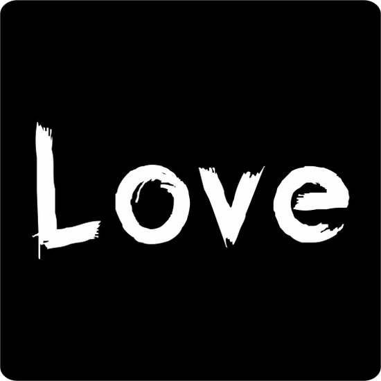Autocollants - tampons à cacheter - Étiquettes - LOVE - rouleau de 500 pièces