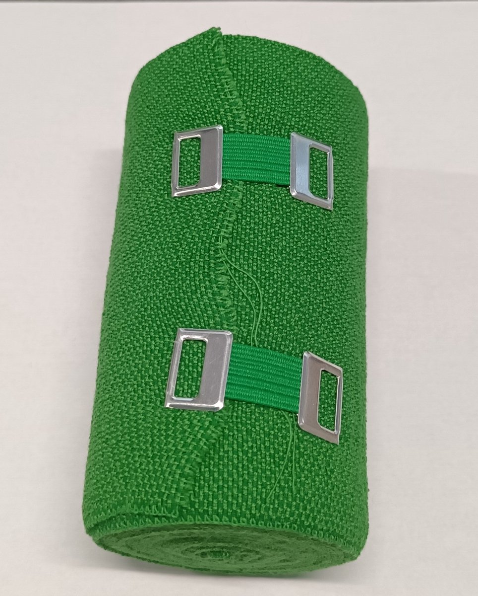 Servosport Kleur Bandage 10cm x 5m, Groen