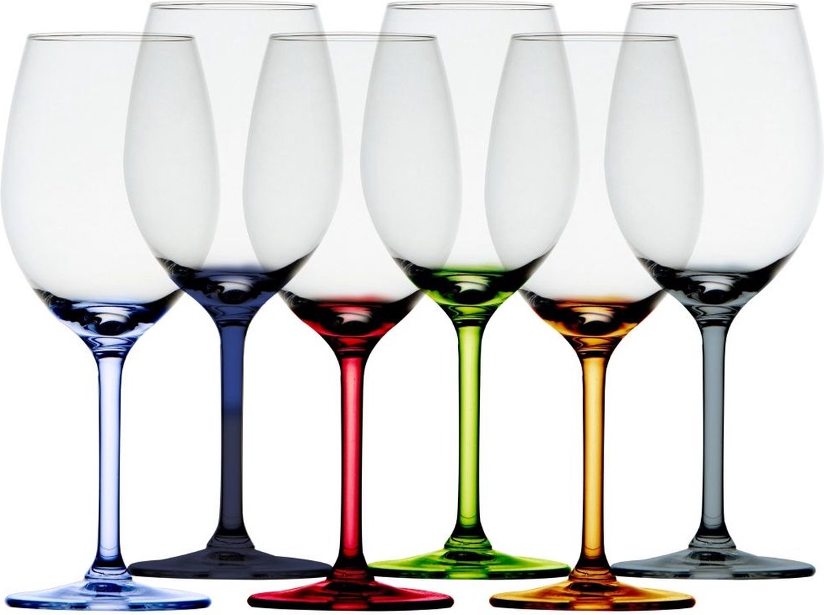 Marine Business 'Party' 6 x Wijnglas Multicolour