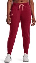 Under Armour Rival Fleece Joggers 1356416-664, Femme, Rouge, Pantalon, Taille : L